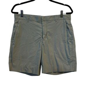 Men’s Everlane Putty Color Cotton Stretch Size 31 Casual Plain Front Shorts.
